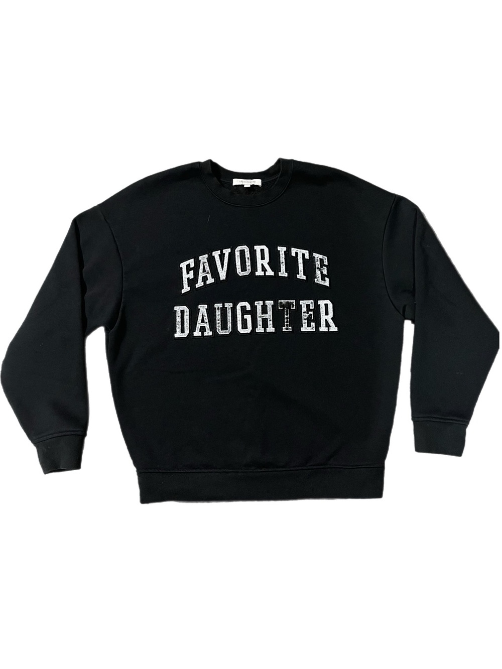 Favorite Daughter Embroidered Oversized Crewneck Sweatshirt